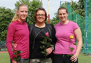 Barbora Zatloukalová vlevo na Velké ceně města Olomouce.