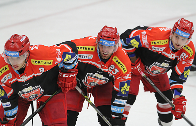 Mountfield HK předváděl na Hané svůj urputný hokej.