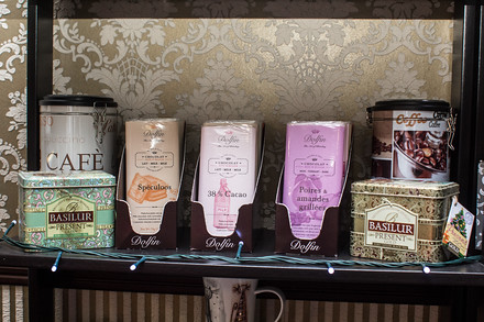 V CAFE DELUX pořídíte kvalitní čokolády.
