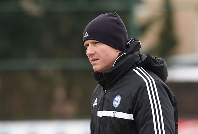 Václav Jílek při dnešním startu přípravy.