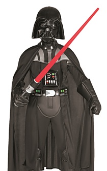 Originální maska, za kterou rodiče trochu připlatí. Star Wars kostým Darth Vadera seženete v hračkářství Bambule za 1400 korun.