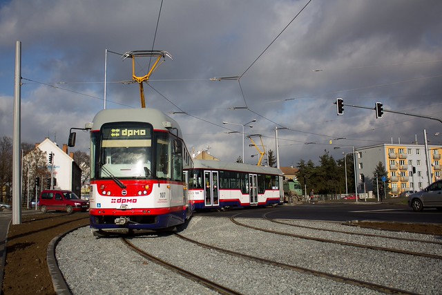 Nová tramvajová linka na ulici Trnkovu začala jezdit  v říjnu 2013, v budoucnu by však měla vést ještě dál.