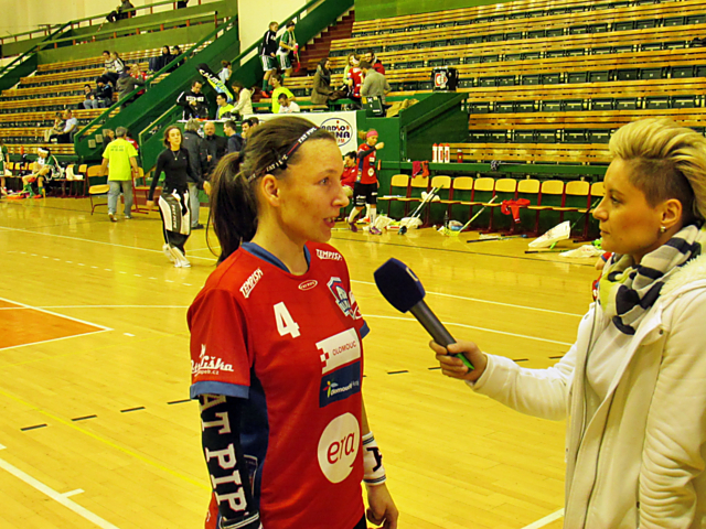 Hrající trenérka FBS TEMPISH Olomouc Alice Pavlíková.