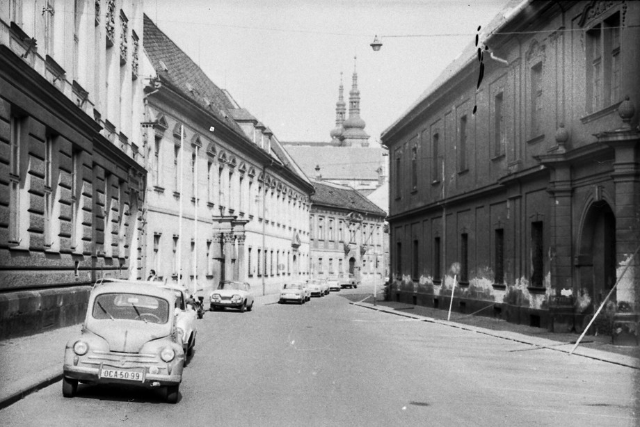 Ulice Křížkovského v roce 1970.