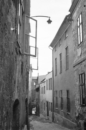 Kozí ulička. Nejspíš rok 1970.