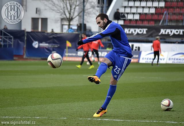 Tomáš Zahradníček v přípravě na duel se Spartou.