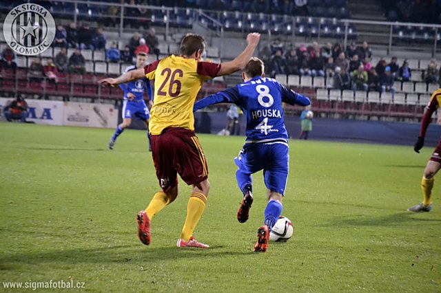 SK Sigma Olomouc prohrála na Dukle.
