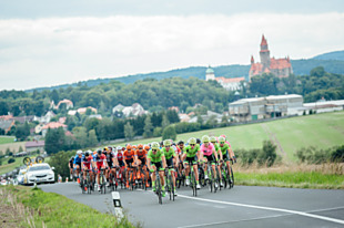 Peloton a Bouzov.