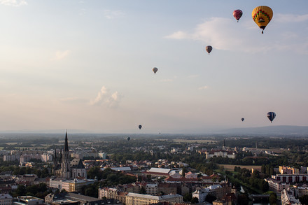 Balony nad Olomoucí.