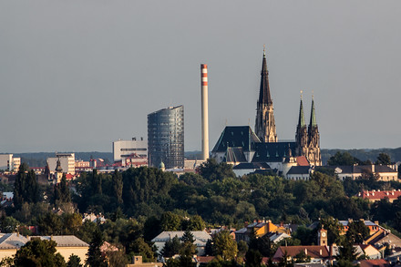 Krásné olomoucké panorama.