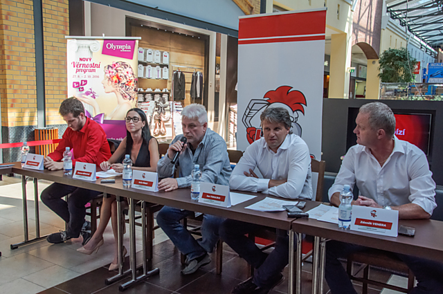 Tisková konference HC Olomouc před startem sezóny 2016/2017.