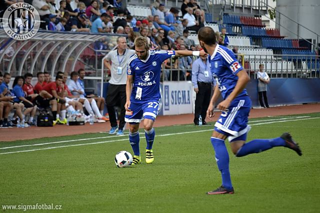 Martin Sladký, autor druhé branky Hanáků v duelu s Viktorkou Žižkov.