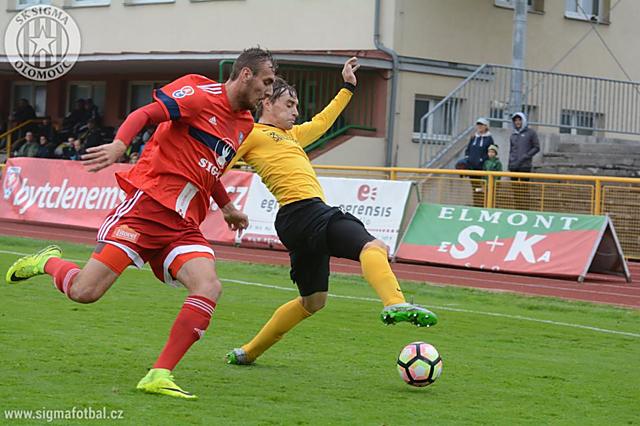 Tomáš Chorý by měl opět být základním stavebním kamenem ofenzívy Sigmy v duelu proti Znojmu.