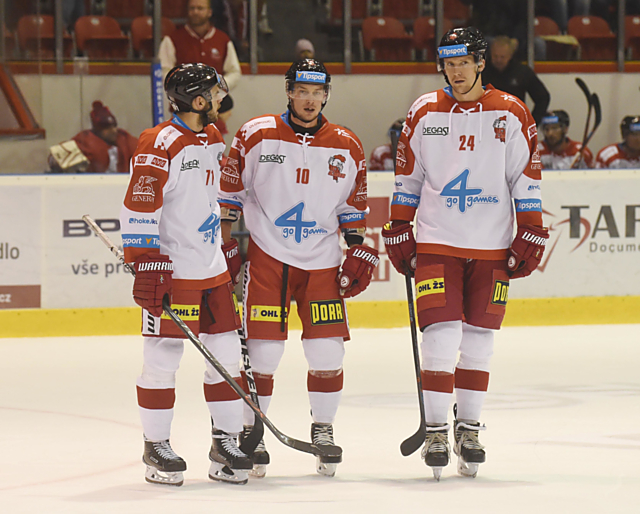 Kohouti hráli ve 21. kole Tipsport extraligy s Bílými Tygry z Liberce.