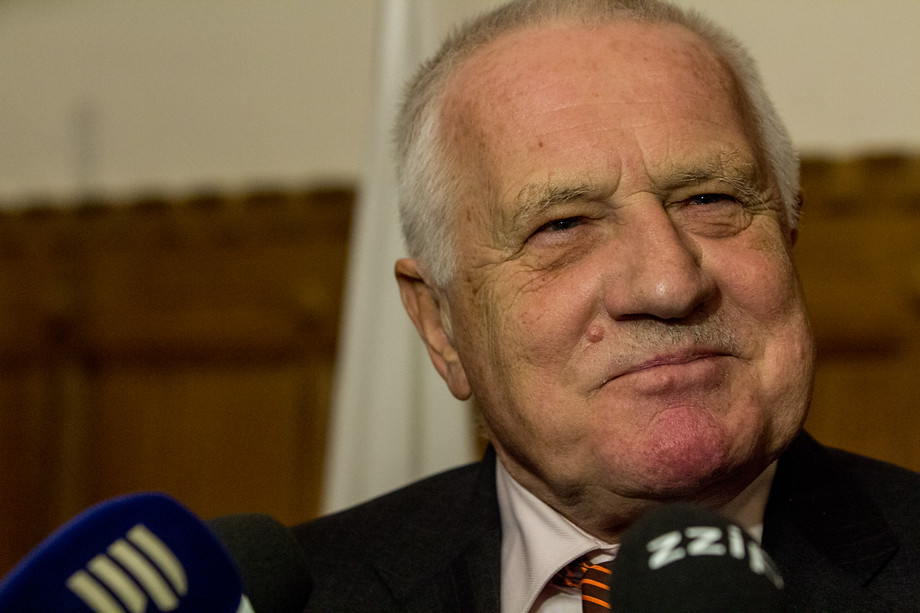 VÁCLAV KLAUS. Na návštěvu Olomouce dorazil bývalý prezident Václav Klaus.