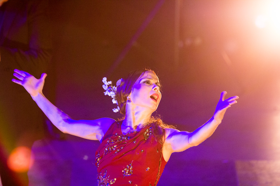 FLAMENCO. Zlatý hřeb léta, to je v Olomouci festival Colores Flamencos. Poslední červencovou sobotu se představili špičkoví tanečníci na galavečeru v pavilonu A. Na snímku tanečnice Olga Pericet.