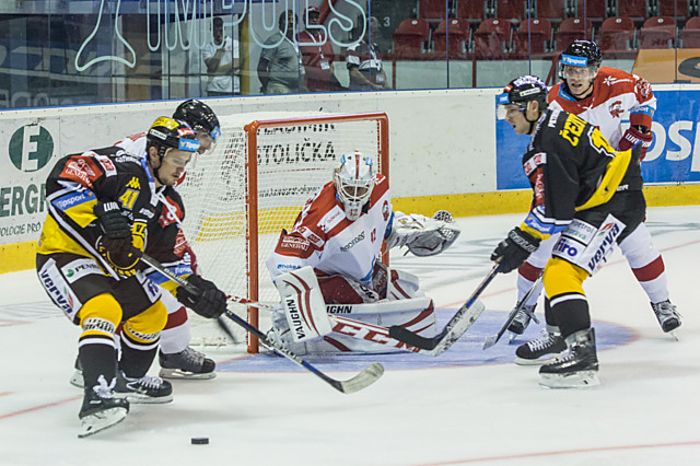 Branislav Konrád nepustil za svá záda v Litvínově ani jednu střelu.