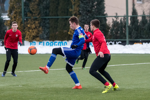 Útočník SK Sigma Olomouc Patrik Voleský si odbyl premiéru v áčku Sigmy a vsítil dvě branky.