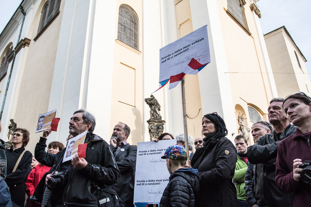 Vzpomínalo se i na Václava Havla. Někteří otevřeně, jiní opatrně.