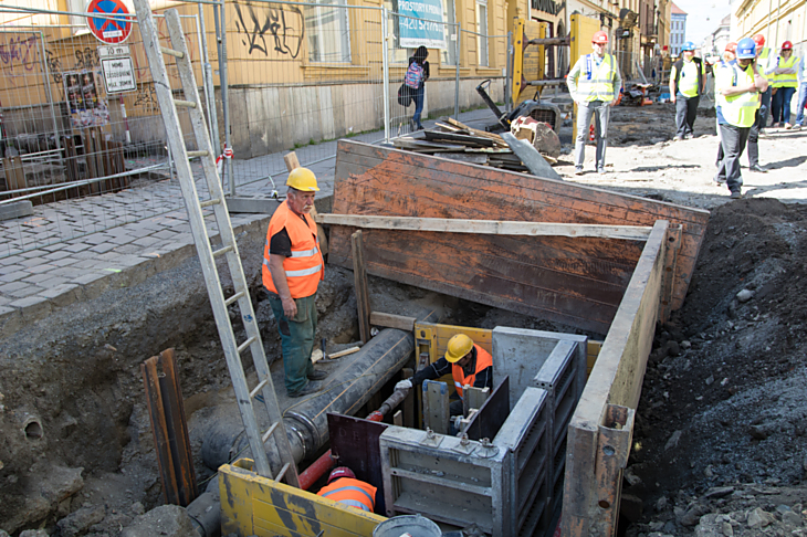 Stavební práce potrvají až do listopadu.
