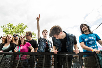 A tahle partička měla pod pódiem pořádný kotel!