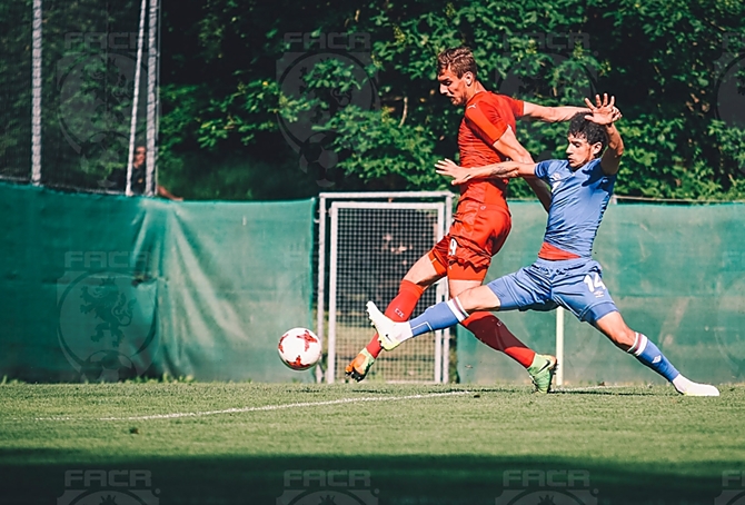 Tomáš Chorý v přípravném utkání ČR U21 v Rakousku proti Ázerbájdžájnu, který náš tým vyhrál 5:0. Po utkání oznámil kouč Lavička závěrečnou nominace na Euro, ve které Tomáš Chorý nescházel.