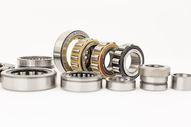 Ukázka ložisek vyráběných firmou Koyo Bearings