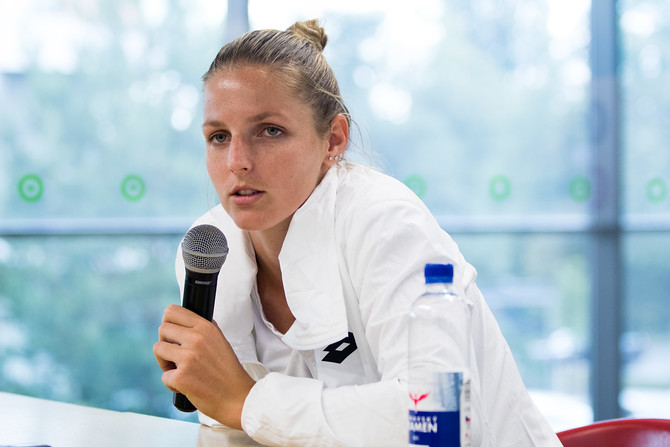 Kristýna Plíšková je nasazenou hráčkou č. 1 ITS CUPu v Olomouci. Momentálně je 44. hráčkou WTA.