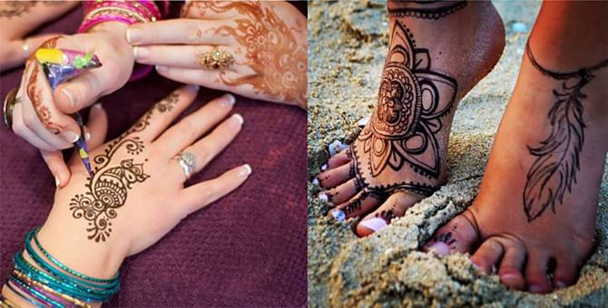 Kurz Mehndi henna tattoo