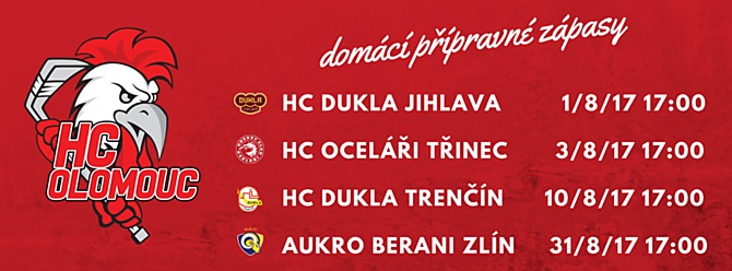 Nejbližší přípravné zápasy HCO.