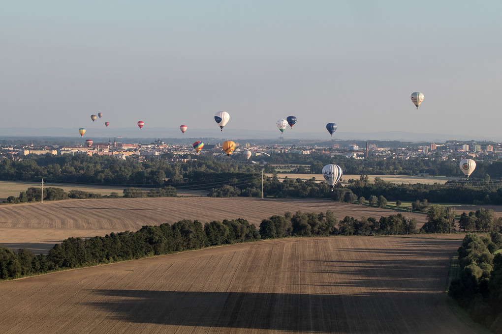 Balony nad Hanou.