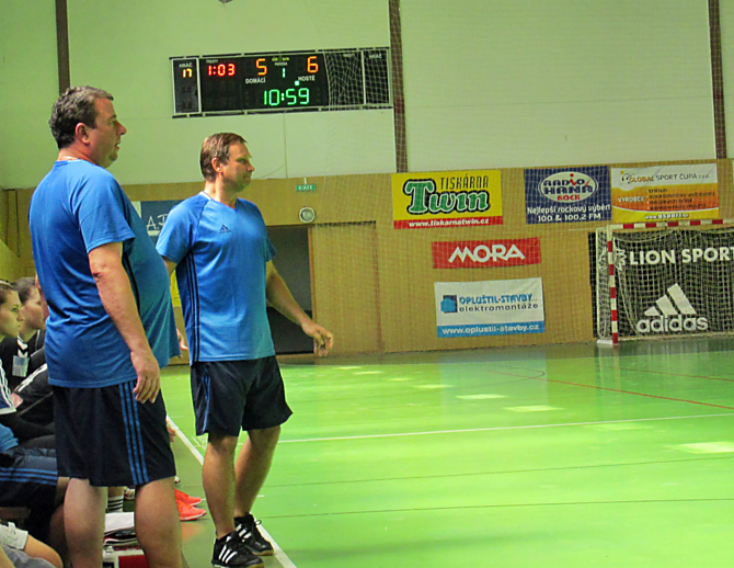 Nové trenérské duo DKH ZORA Olomouc. Vpravo hlavní trenér Jan Heger, vlevo asistent Libor Malínek.