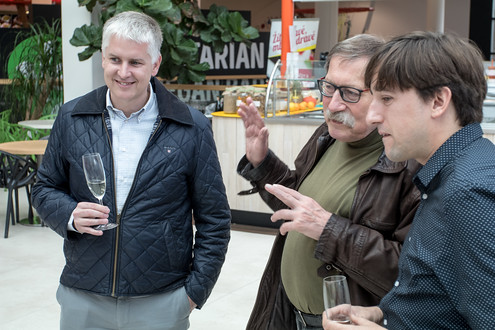 Dorazila řada milých hostů. Třeba Vladislav Galgonek, dlouholetý reportér agentury ČTK.