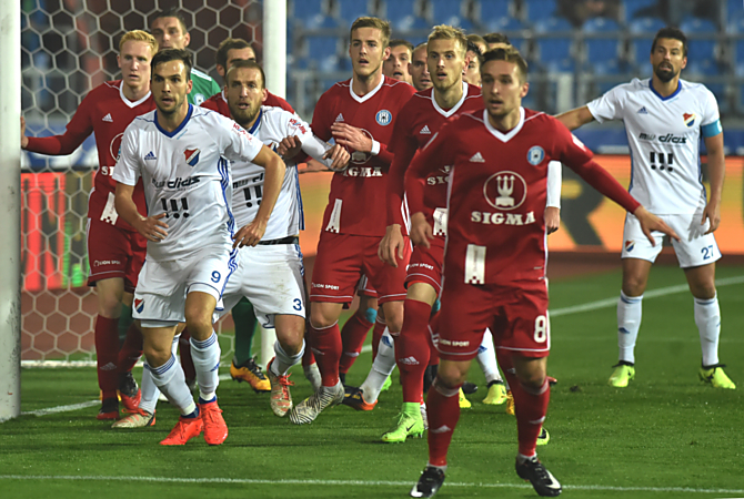 Fotbalisté SK Sigma Olomouc nastoupí v sobotu na hřišti pražských Bohemians 1905.