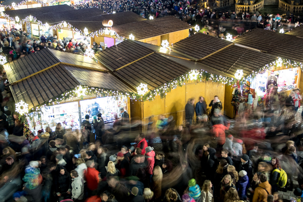 Na náměstí bylo tradičně plno.