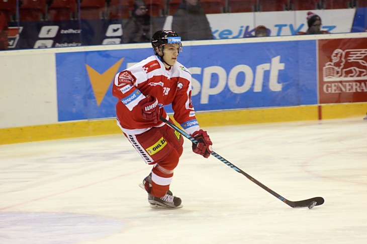 Jakub Galvas se chystá na největší turnaj hokejových nadějí do amerického Buffala. Sledovat jej bude určitě také tým Chicago Black Hawks, který jej v létě draftoval.