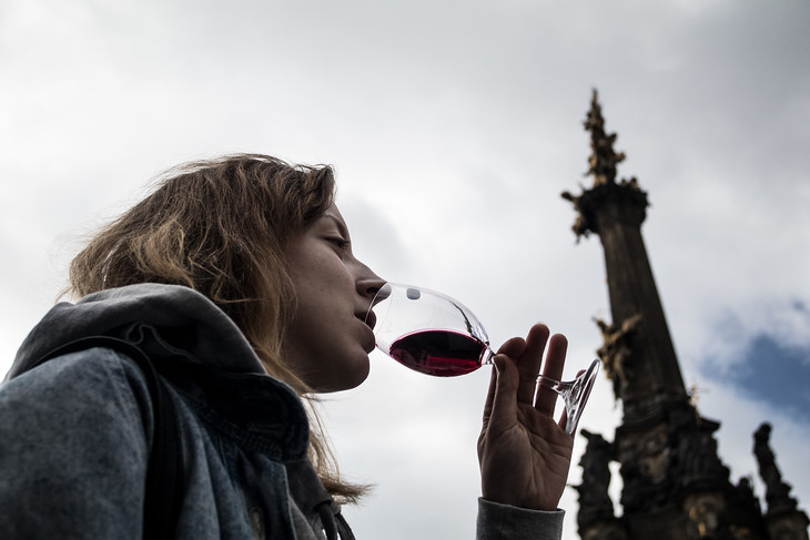 MLADÉ VÍNO. Listopad, to je také čas, kdy je možno poprvé ochutnat letošní víno. Svatomartinské trhy na Horním náměstí měly velký úspěch. A víno? Znamenité!