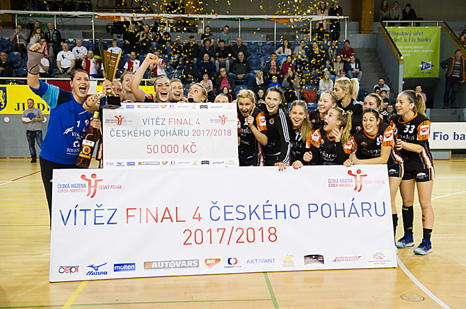 Baník Most vyhrál Český pohár v sezoně 2017/2018.