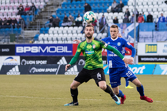 SK Sigma Olomouc se na jaře zatím gólově neprosadil. Podaří se to proti Slovácku třeba Šimonu Faltovi?
