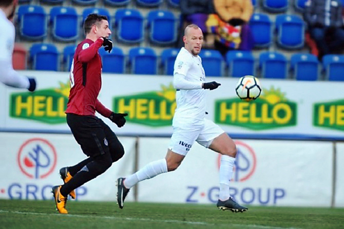 Jakub Petr už proti Sigmě hrál. Nyní přijede na Hanou opět v dresu Slovácka.