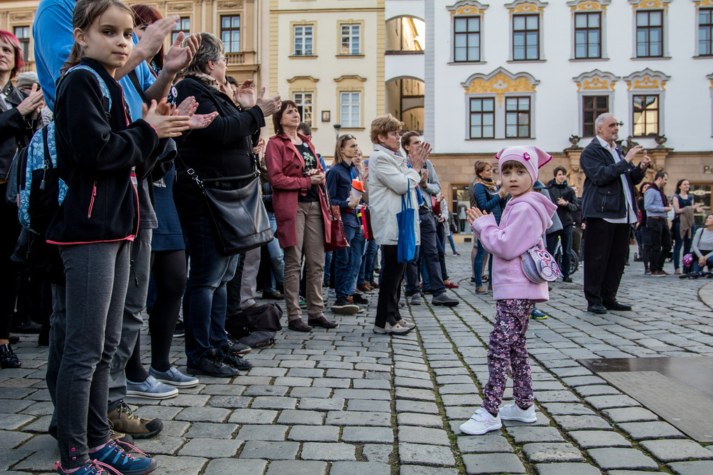 Protesty zaujaly i nejmenší.