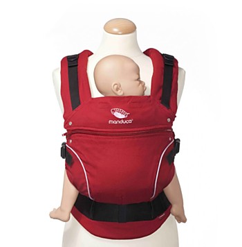 Ergonomické nosítko Manduca pro nošení dětí od narození do 5 let. Určeno od 3-20 kg (cena: 2870 korun)