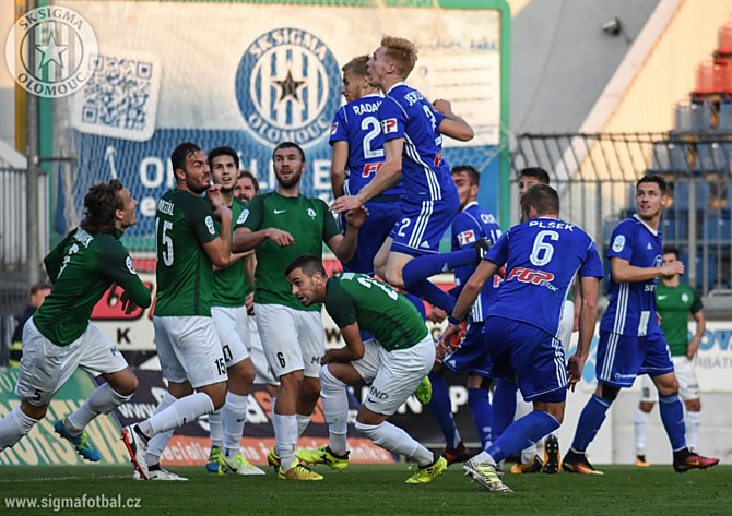 Sigma Olomouc na podzim s Jabloncem remizovala 0:0.