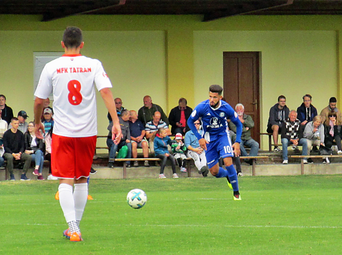 Jakub Yunis v utkání s Liptovským Mikulášem branku nevstřelil, na hrotu působil aktivně.