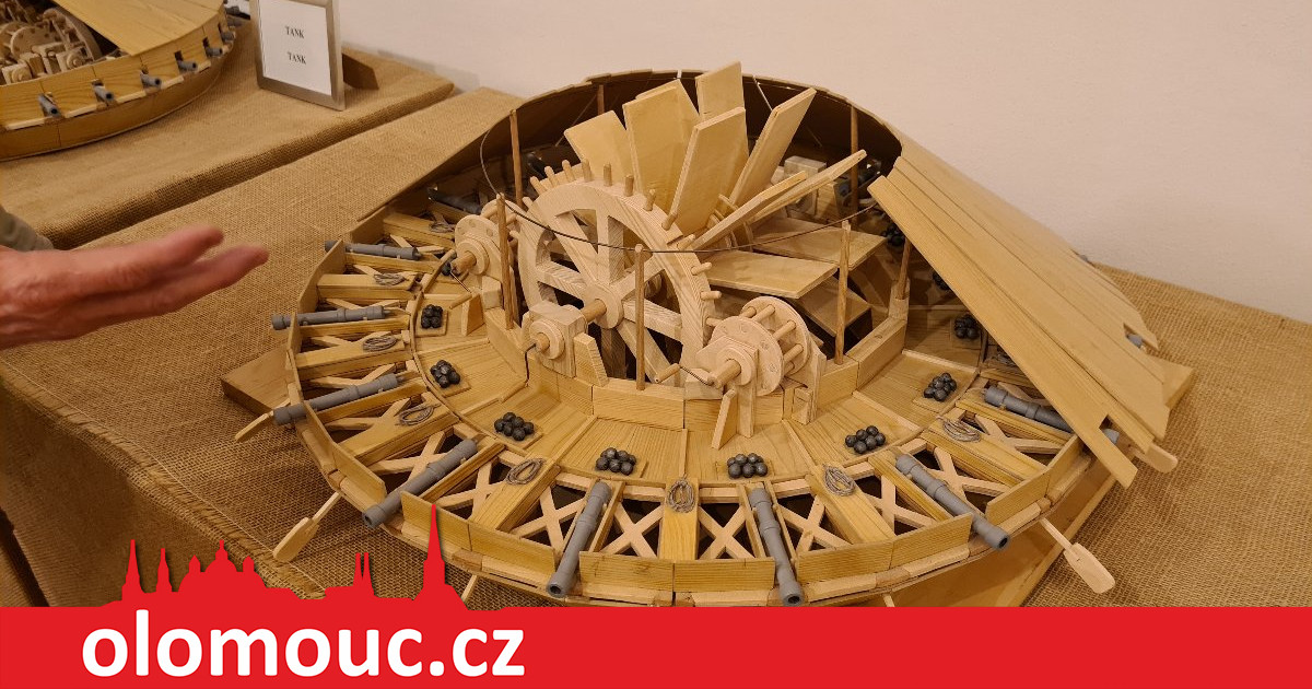 La leggendaria macchina di Leonardo da Vinci sarà in mostra alla Galleria Antovka.  Non perderti il ​​mondo unico di Olomouc